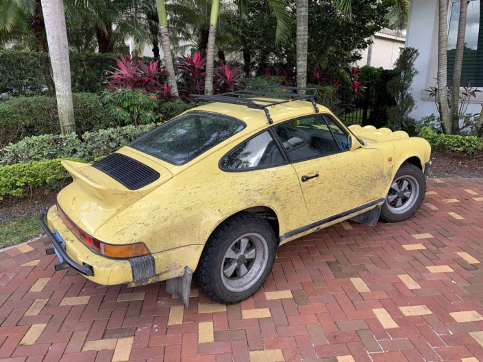 Custom Built 1984 Porsche 911 Carrera Euro with Hellgelb Exterior and Mercedes Tartan Interior