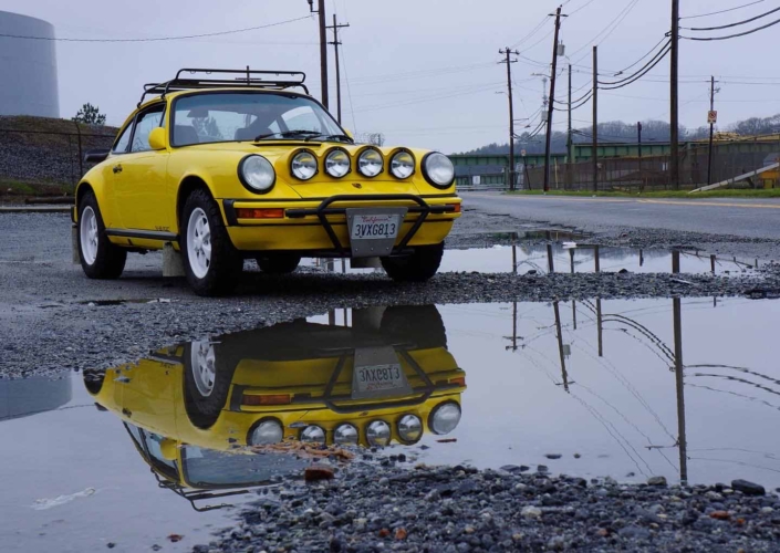 Custom Built 1988 Porsche 911 Carrera with Cadmium Yellow exterior and Opel fabric interior