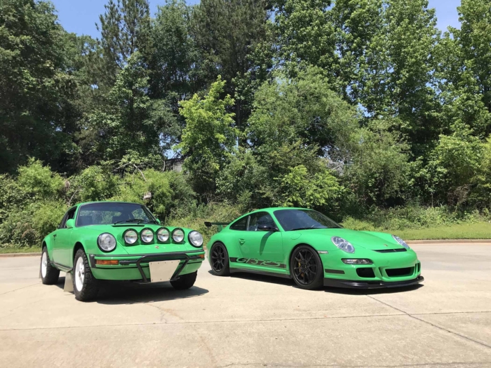 Custom Built 1981 Porsche 911 SC in Signal Green with Porsche Tartan Interior