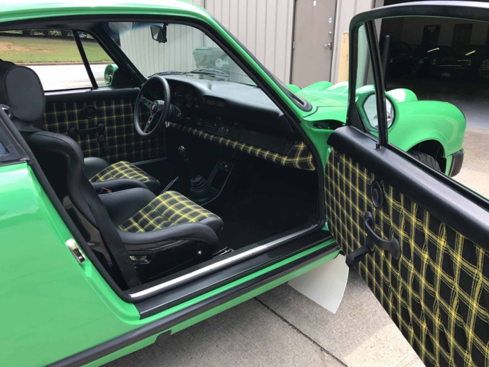 Custom Built 1981 Porsche 911 SC in Signal Green with Porsche Tartan Interior