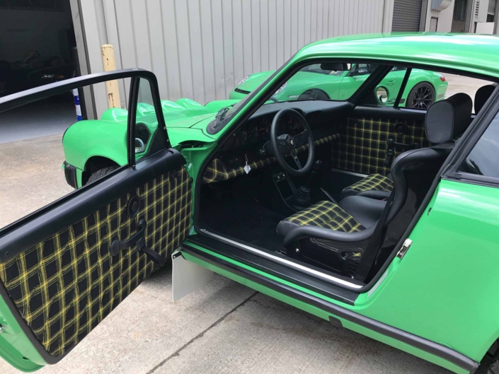 Custom Built 1981 Porsche 911 SC in Signal Green with Porsche Tartan Interior