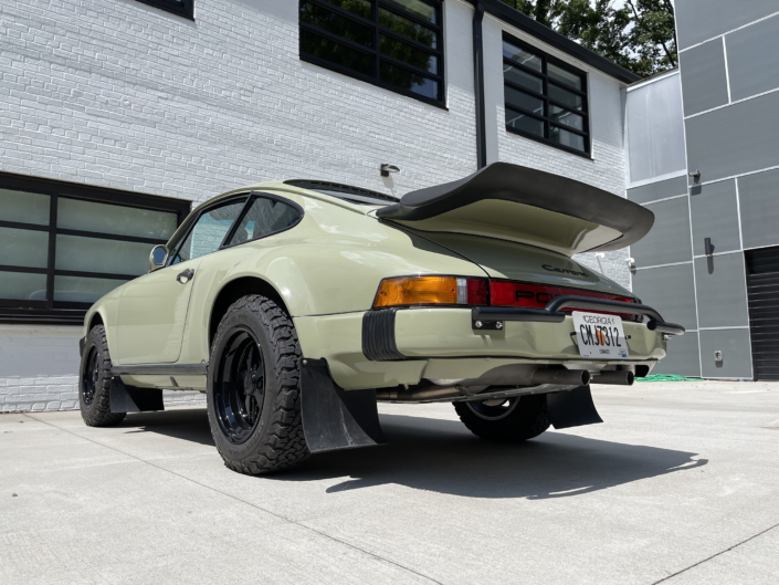 1985 911 Carrera in Stone Grey with factory Porsche fabric.