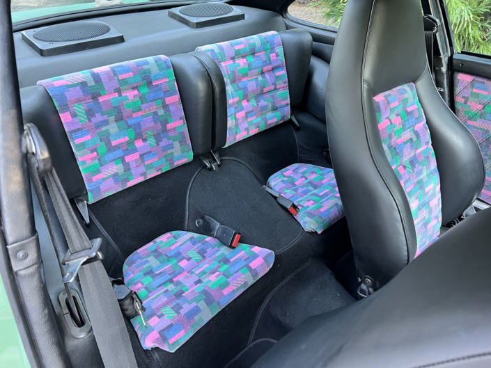 Interior view of Leh Keen's Custom Built 1984 911 Carrera