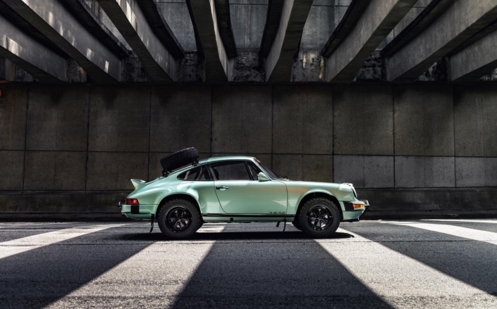 1982 Porsche 911 SC in Ice Green Metallic with Green leather and Pascha pattern Woven Leather