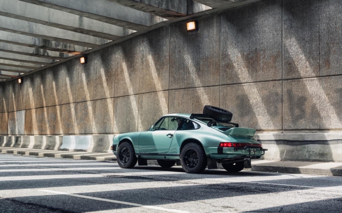 1982 Porsche 911 SC in Ice Green Metallic with Green leather and Pascha pattern Woven Leather