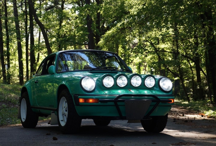 1984 Porsche 911 Carrera in Lighter Green (Jade) with VW Tartan