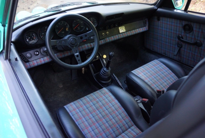 1984 Porsche 911 Carrera in Lighter Green (Jade) with VW Tartan