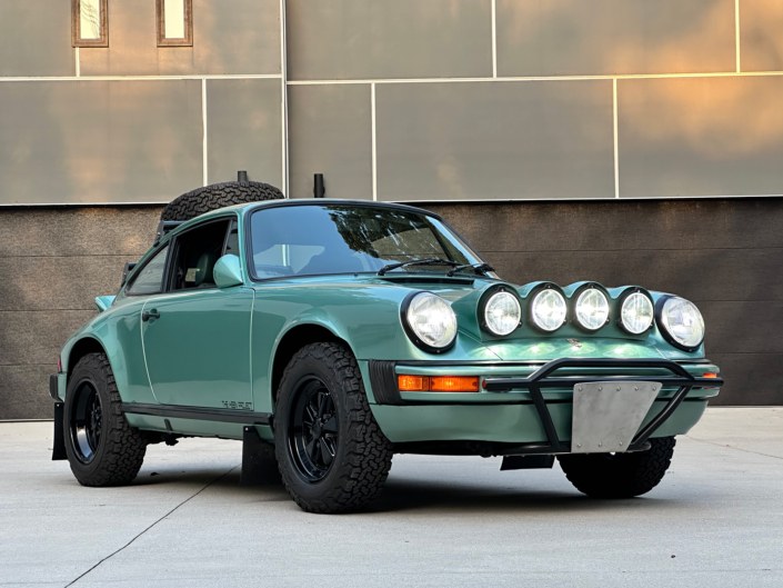 1982 Porsche 911 SC in Ice Green Metallic with Green leather and Pascha pattern Woven Leather