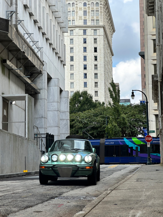 1982 Porsche 911 SC in Ice Green Metallic with Green leather and Pascha pattern Woven Leather