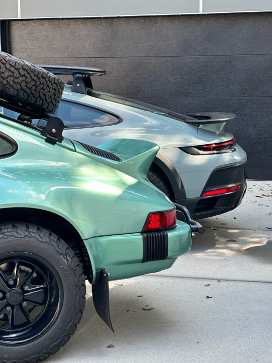 1982 Porsche 911 SC in Ice Green Metallic with Green leather and Pascha pattern Woven Leather